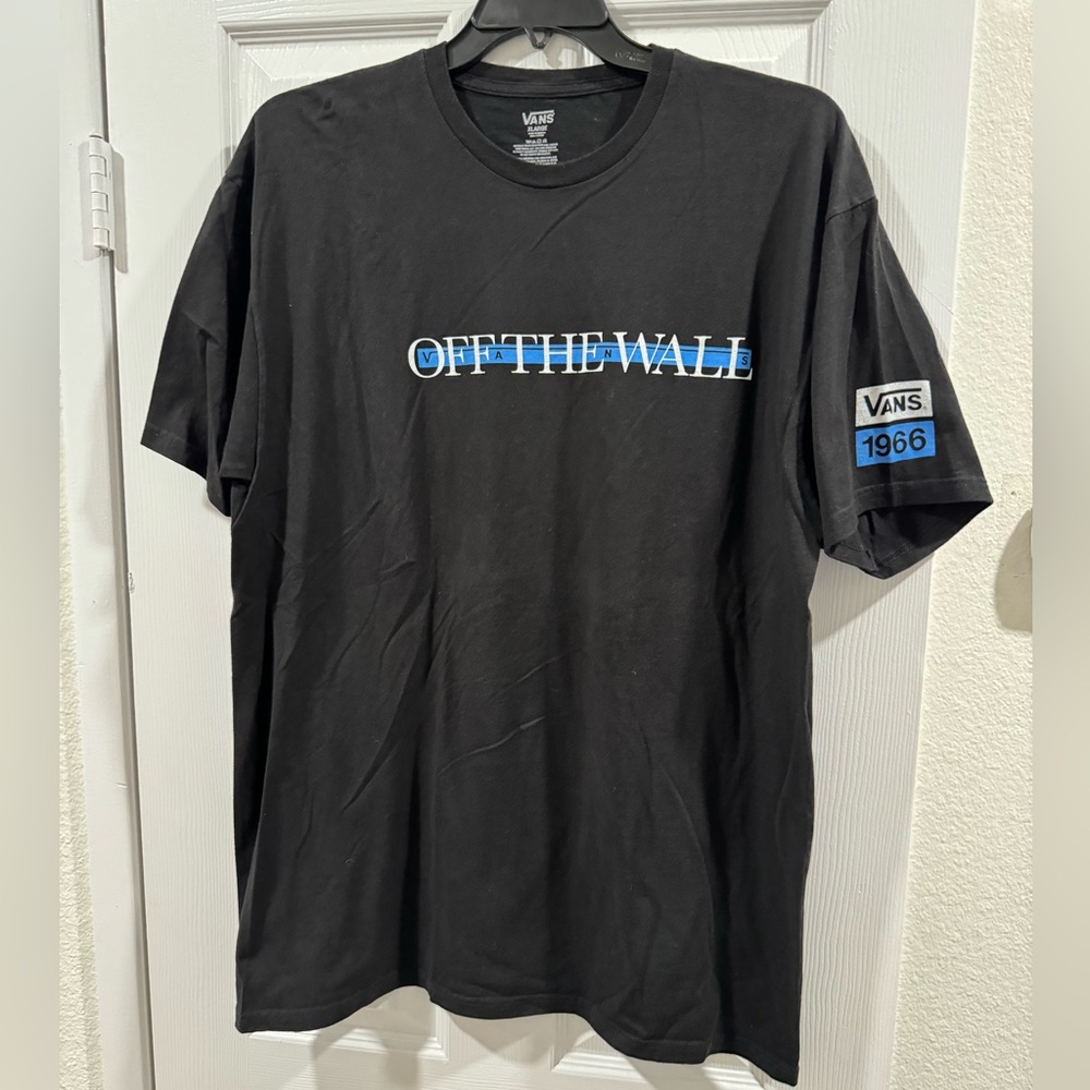 Vans black t-shirt XL